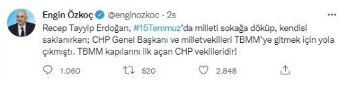 İşte CHP'li Özkoç'u yalanlayan görüntüler! TBMM'ye ilk gelen vekil AK Partili Uslu...